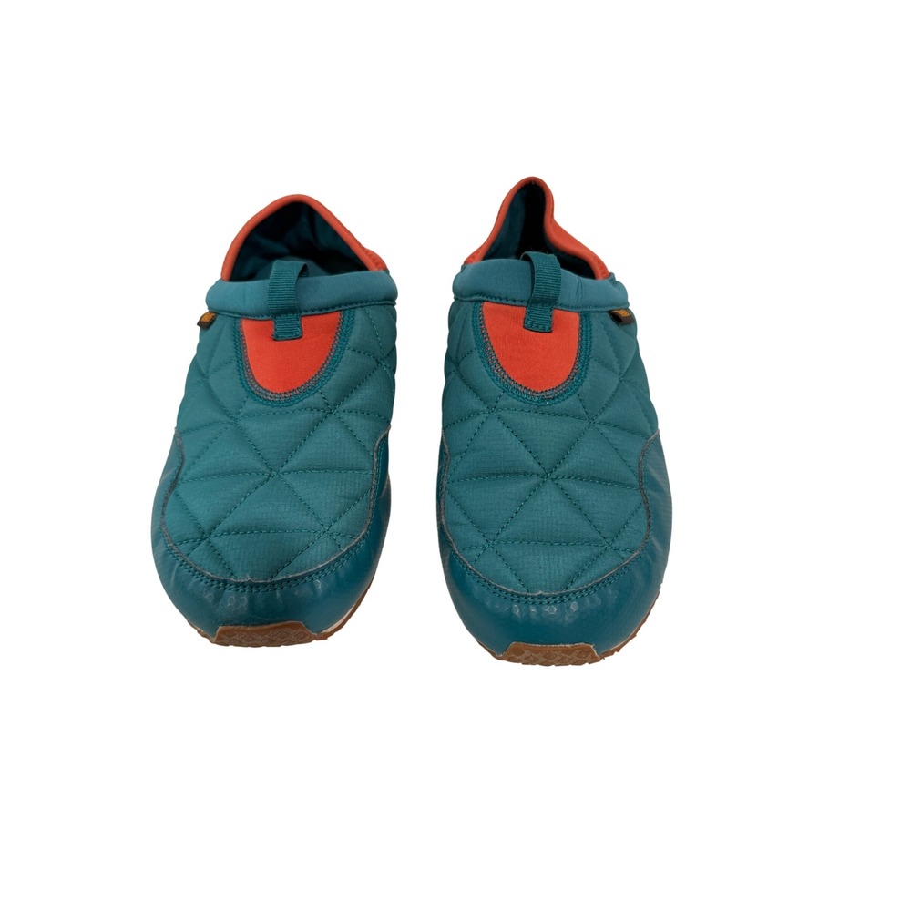 Teva Ember Moc Womens Teal Orange Quilted Slip On Camp Shoes Slippers